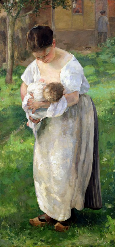 The Wet Nurse by Alfred Roll